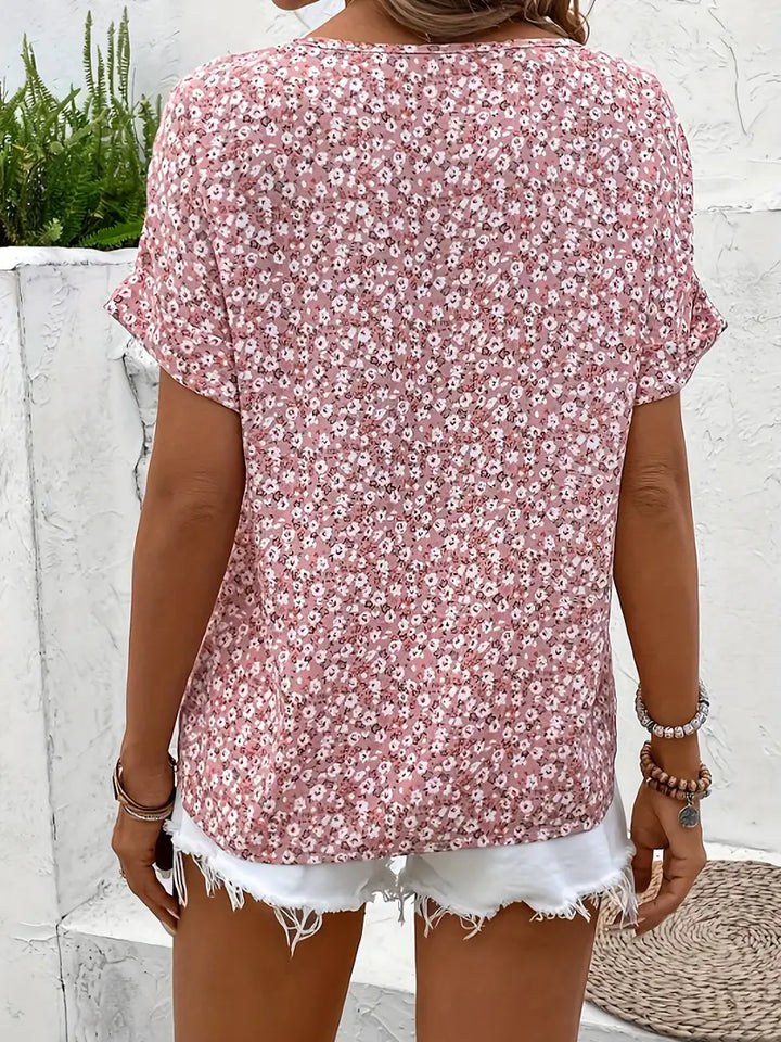 Léna | Charming blouse with flowers