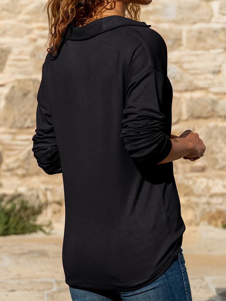 Veyra | Soft half zip with collar