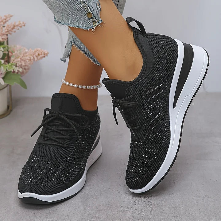 Olivia – Elegant Sparkling Orthopedic Sneakers