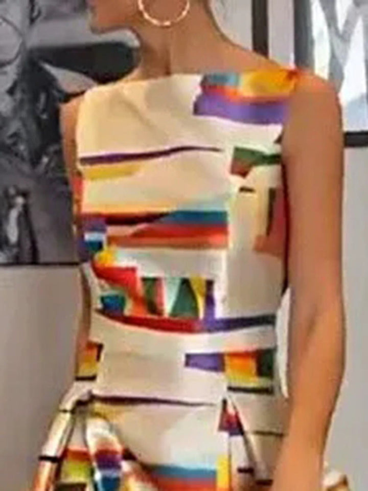 Isabeau™ Geometric Maxi Dress