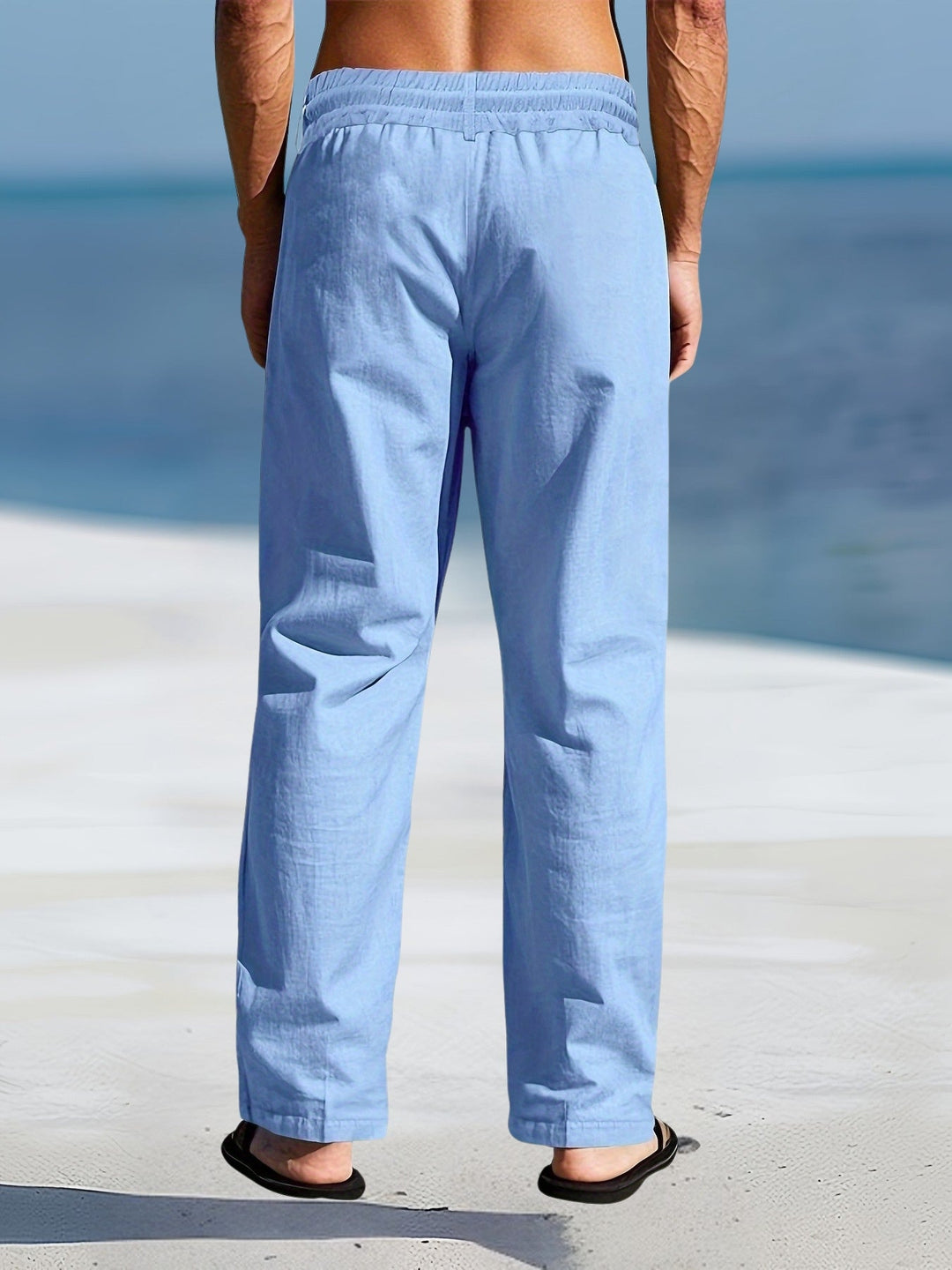 Aznar - Casual Linen Stretch Pants