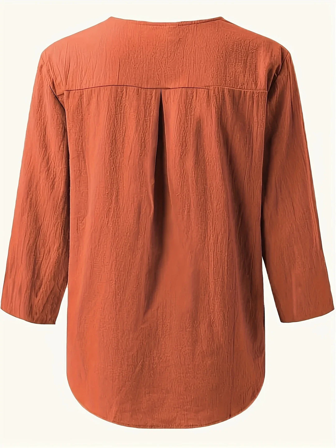 Mykaela – Casual Blouse Made of Cotton and Linen