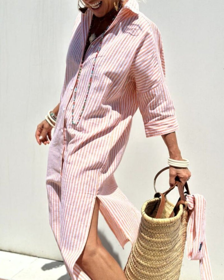 Britt™ | Elegant Shirt Dress