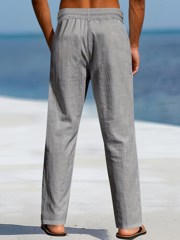 Aznar - Casual Linen Stretch Pants