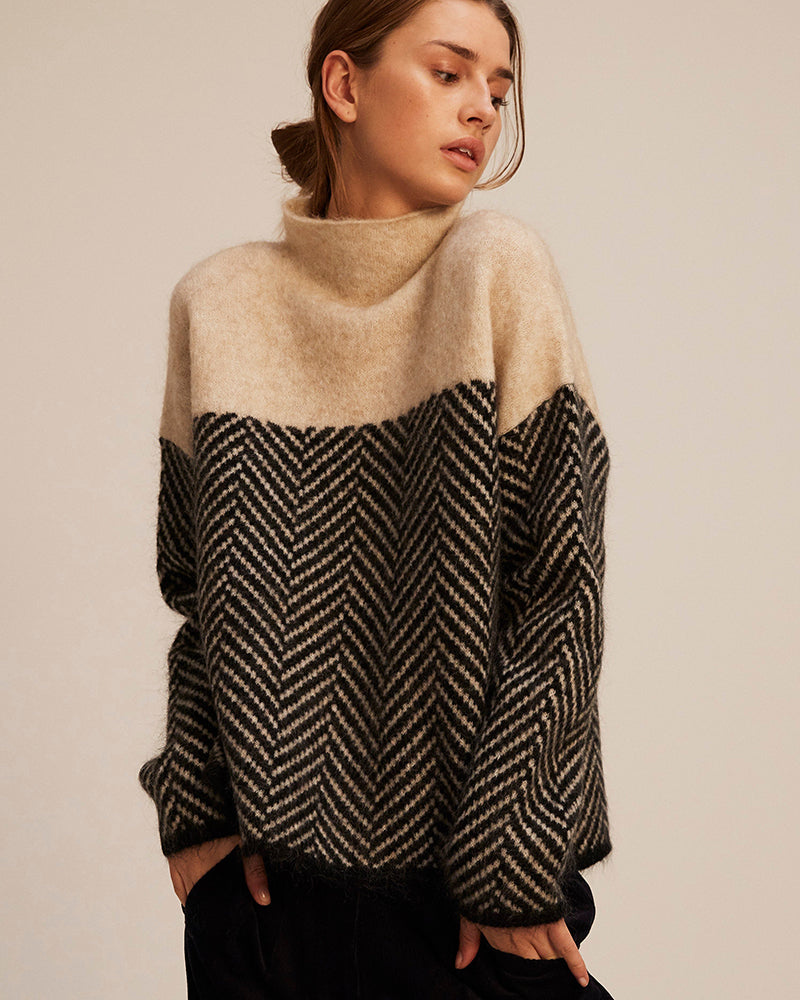 Mona | Cotton Turtleneck Sweater