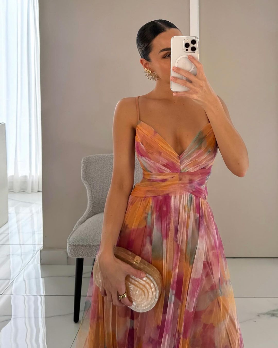 Nancy™ | Enchanting Maxi Dress with Floral Pattern