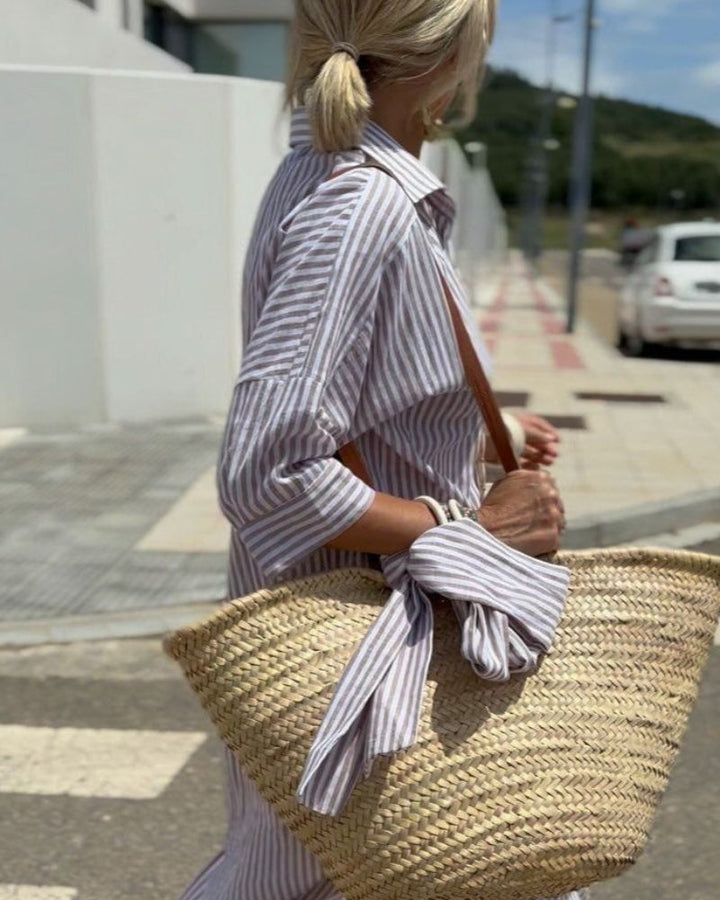 Britt™ | Elegant Shirt Dress
