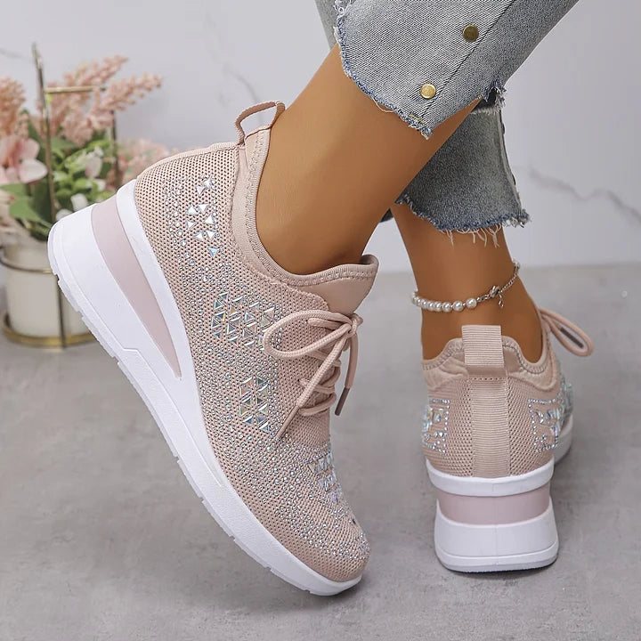 Olivia – Elegant Sparkling Orthopedic Sneakers