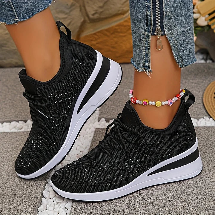 Olivia – Elegant Sparkling Orthopedic Sneakers