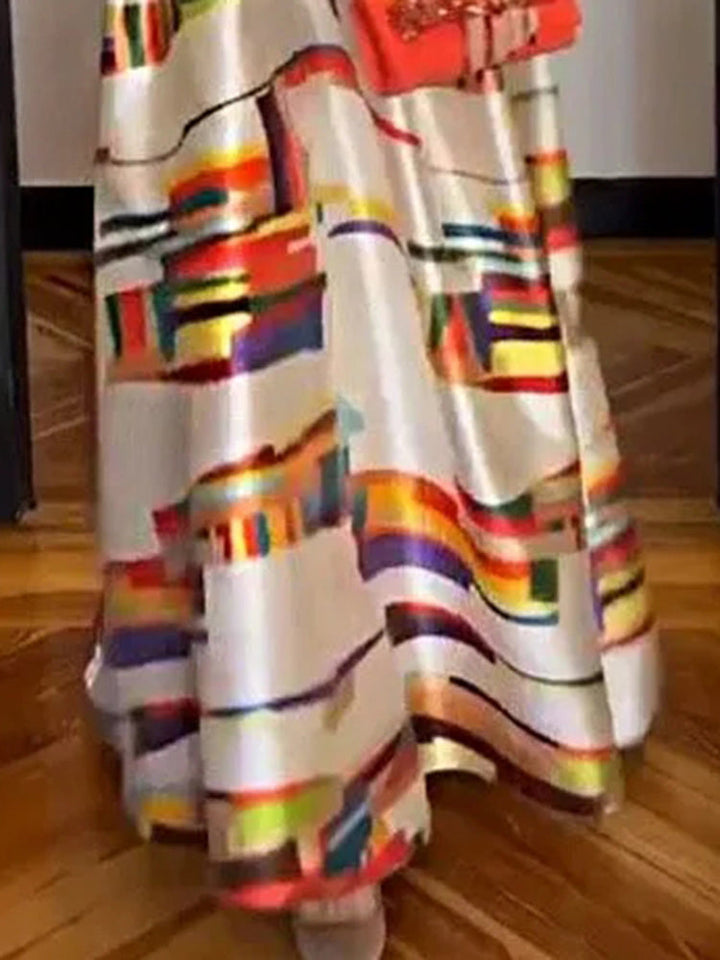 Isabeau™ Geometric Maxi Dress