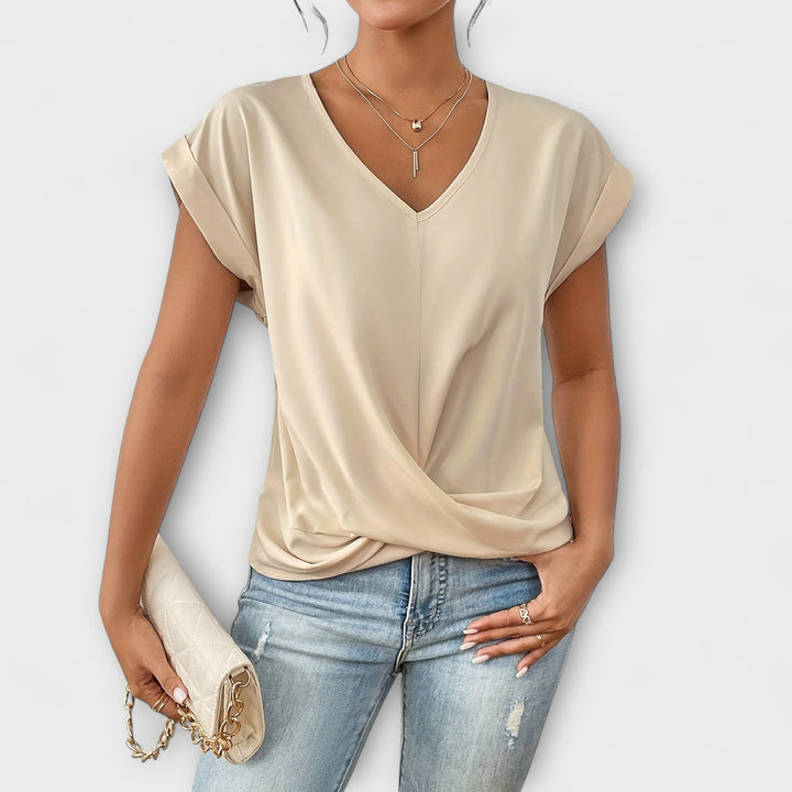Twist Charm V-Neck Top