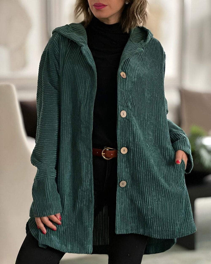 Ellen | Jacket with Buttons and Hood