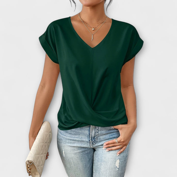 Twist Charm V-Neck Top