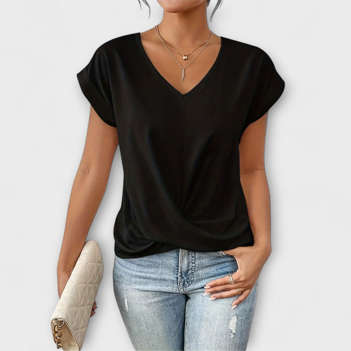Twist Charm V-Neck Top