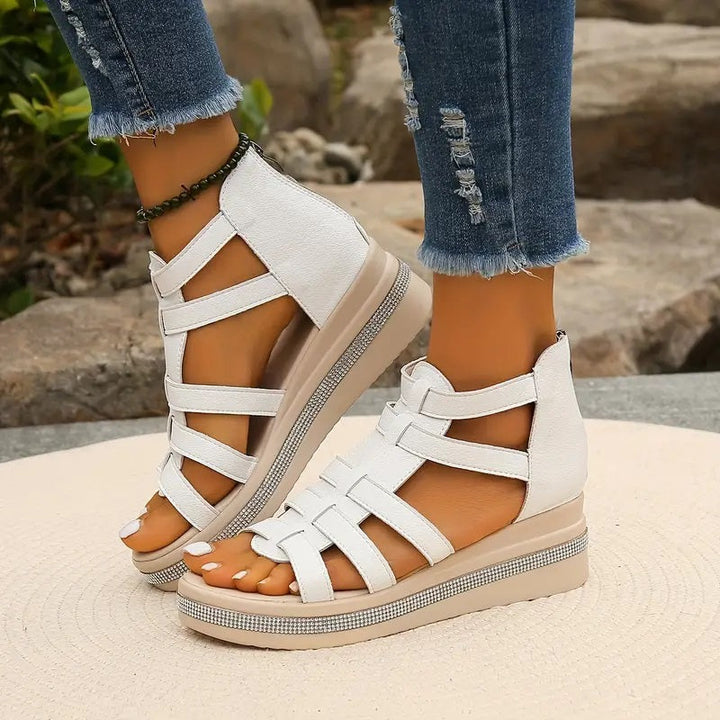 Violetta | Elegant Wedge Sandals