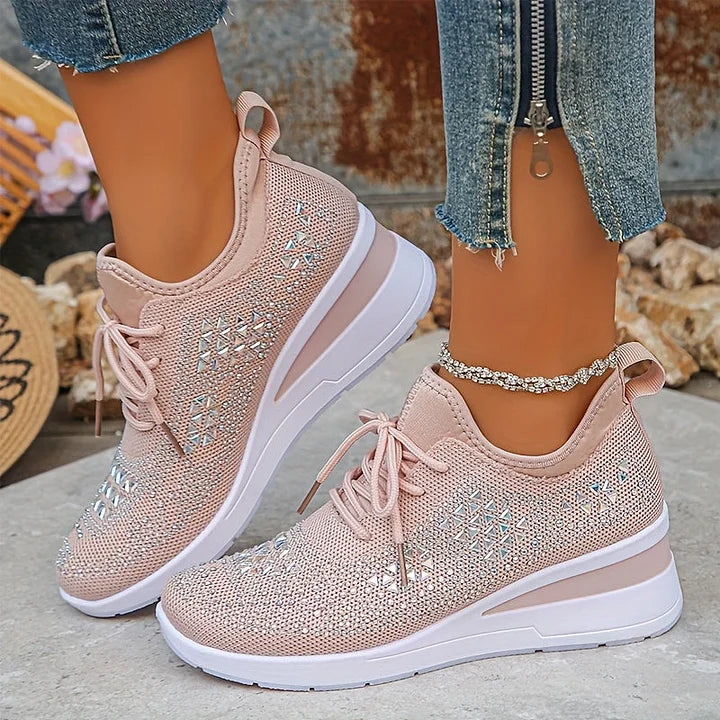 Olivia – Elegant Sparkling Orthopedic Sneakers