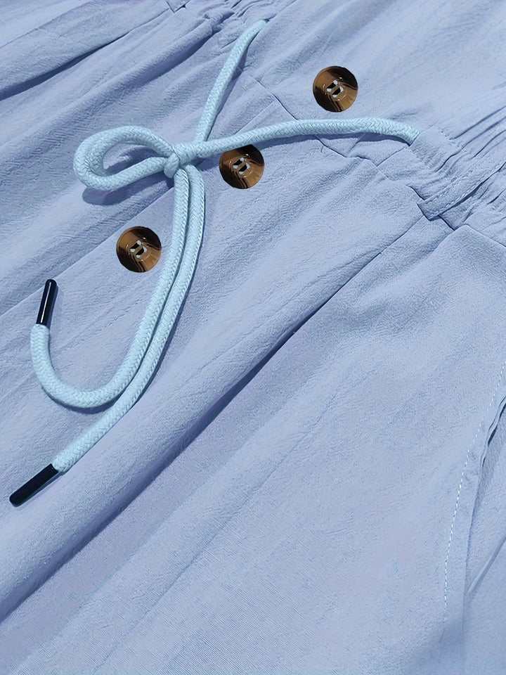 Aznar - Casual Linen Stretch Pants