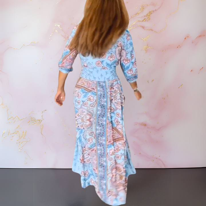 Unni™ | Elegant summer dress with V-neck