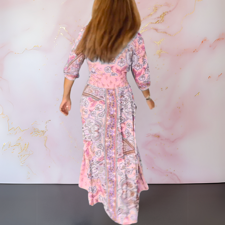 Unni™ | Elegant summer dress with V-neck