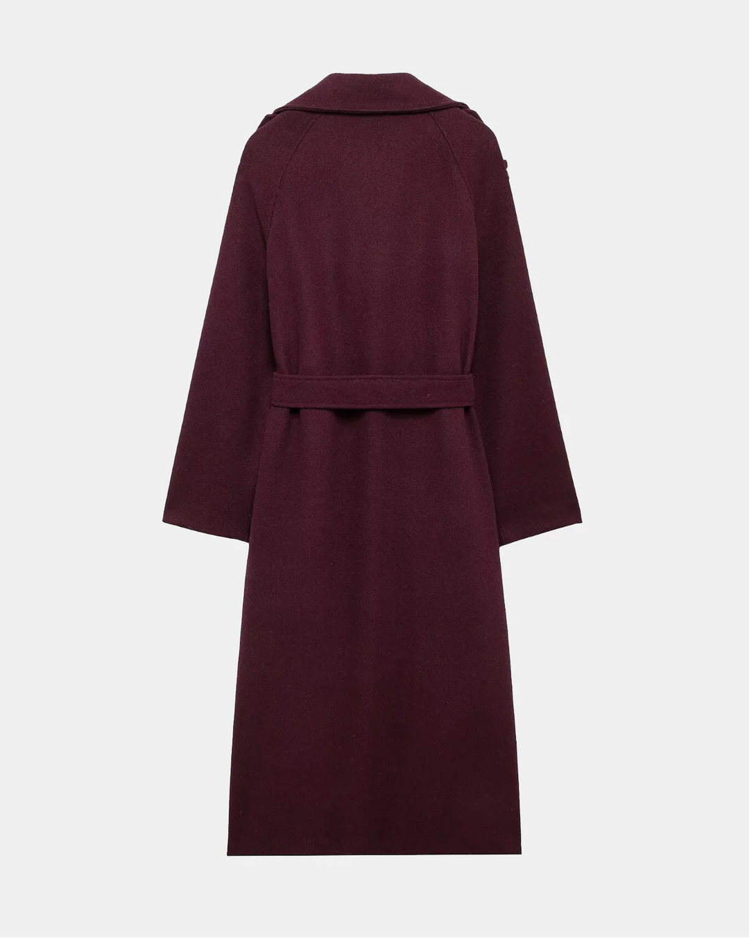 IVANA™ | Burgundy Trench Coat