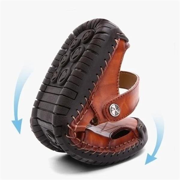 Chris | Orthopedic Leather Sandals