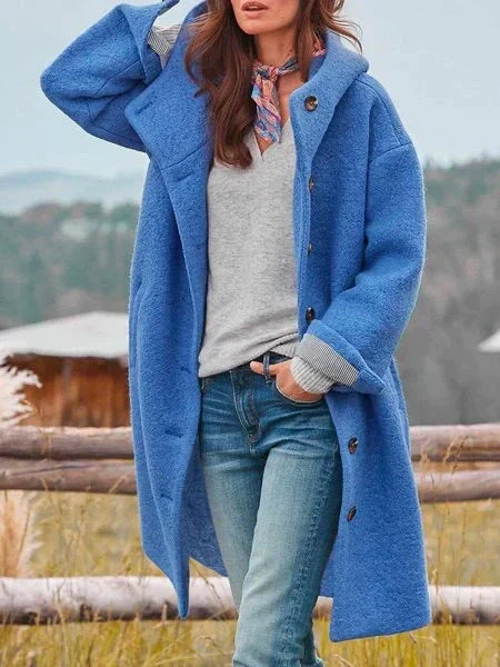 Britt | Jacket with Buttons and Hood