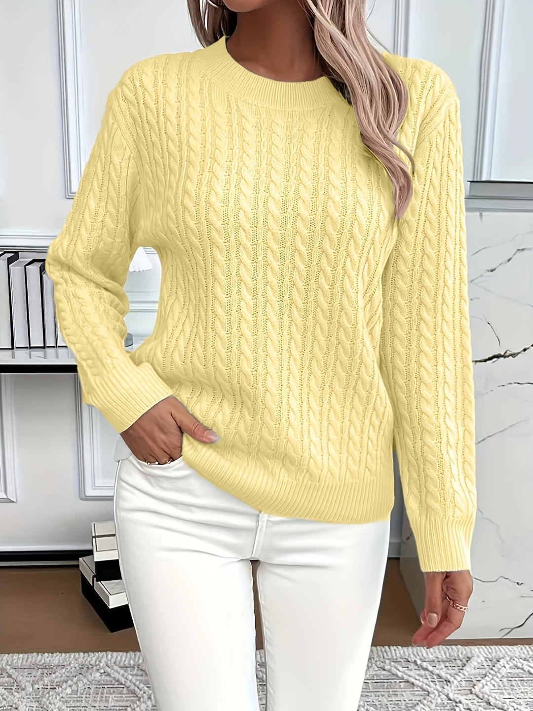 Becky | Cable Knit Sweater