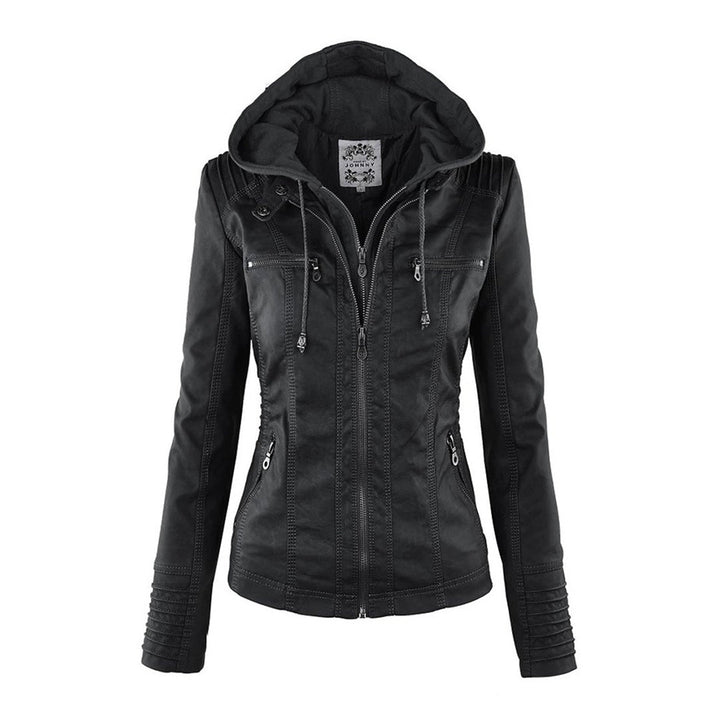 Bellini | Stylish Leather Jacket with Hood