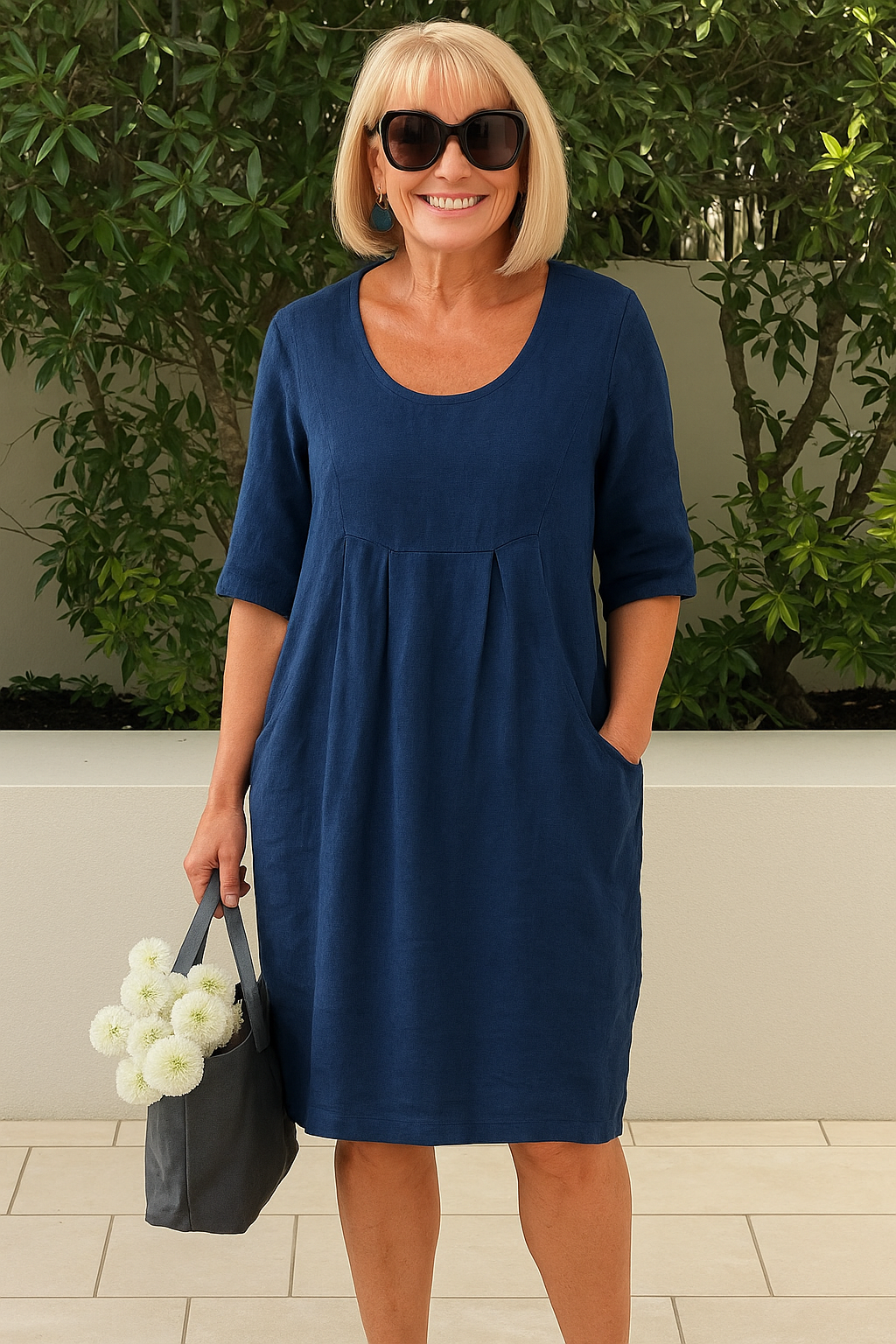 Mandy® | Everyday Linen Pocket Dress