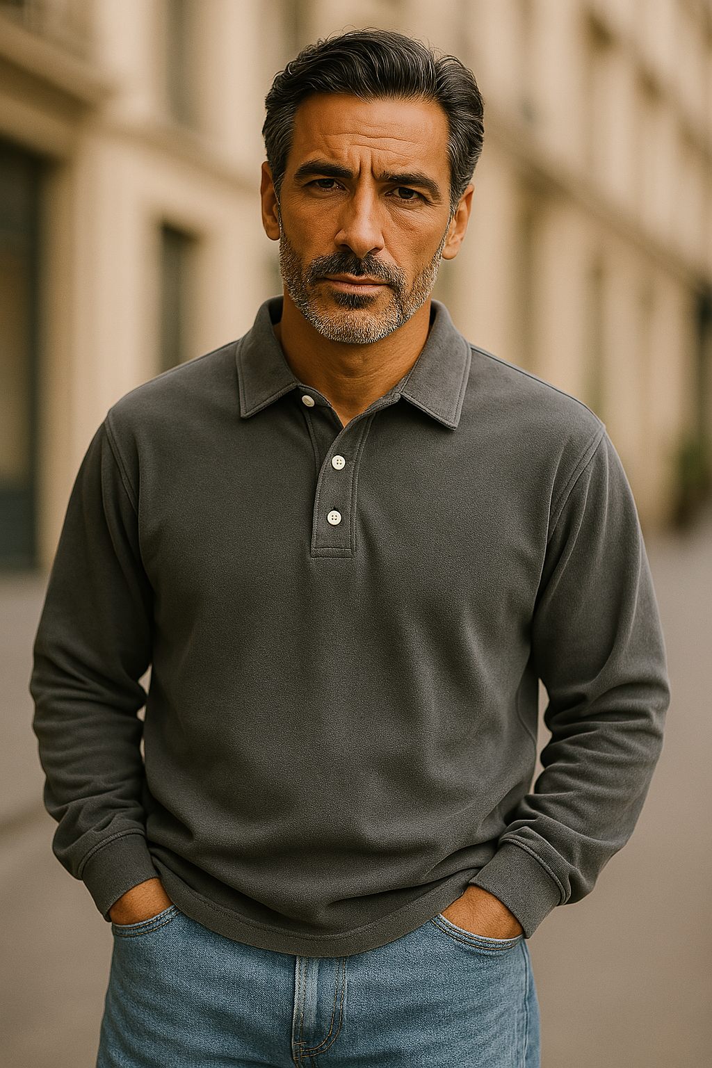 Giovanni™ | Classic Long Sleeve Vintage Shirt