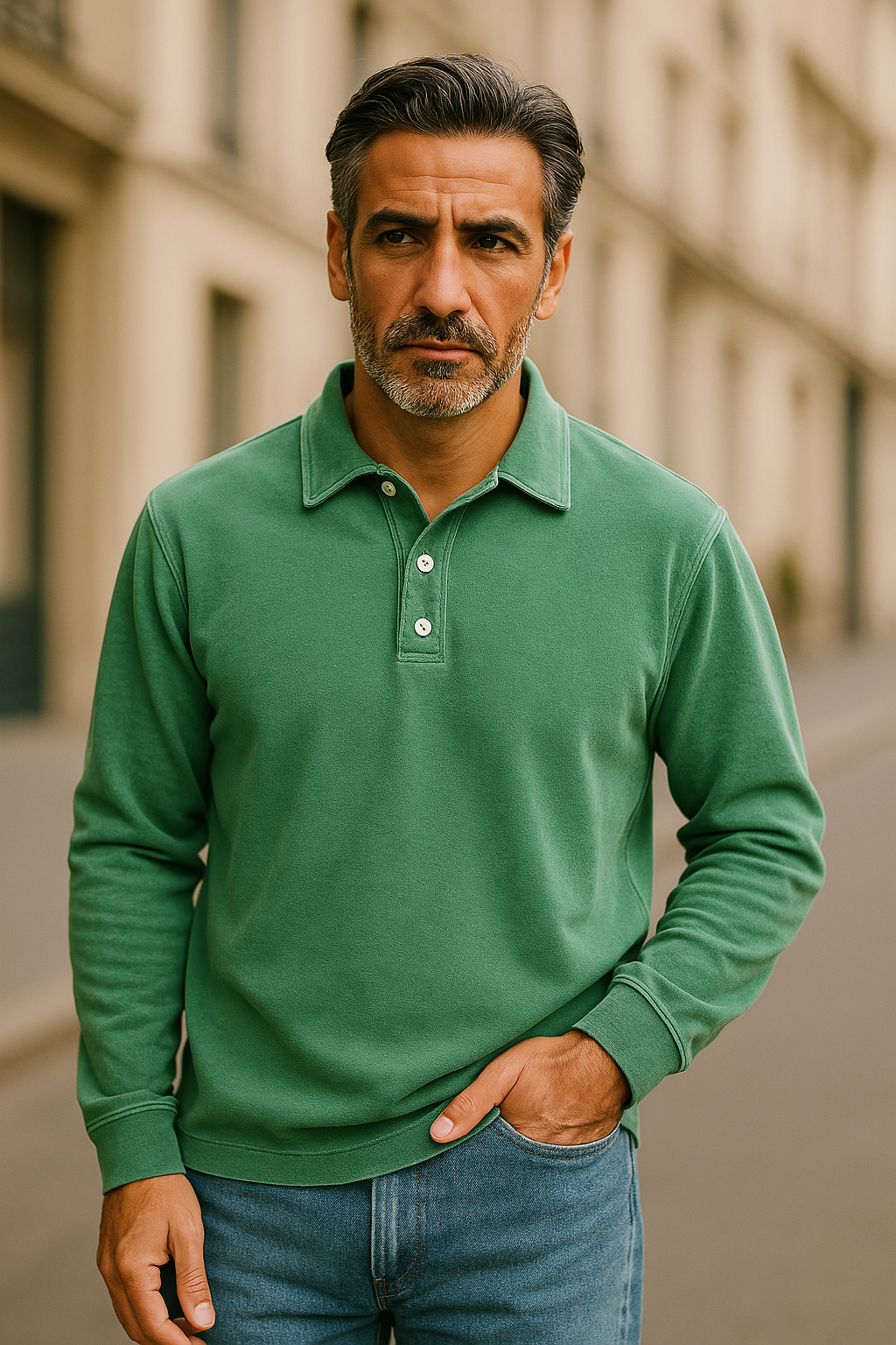 Giovanni™ | Classic Long Sleeve Vintage Shirt