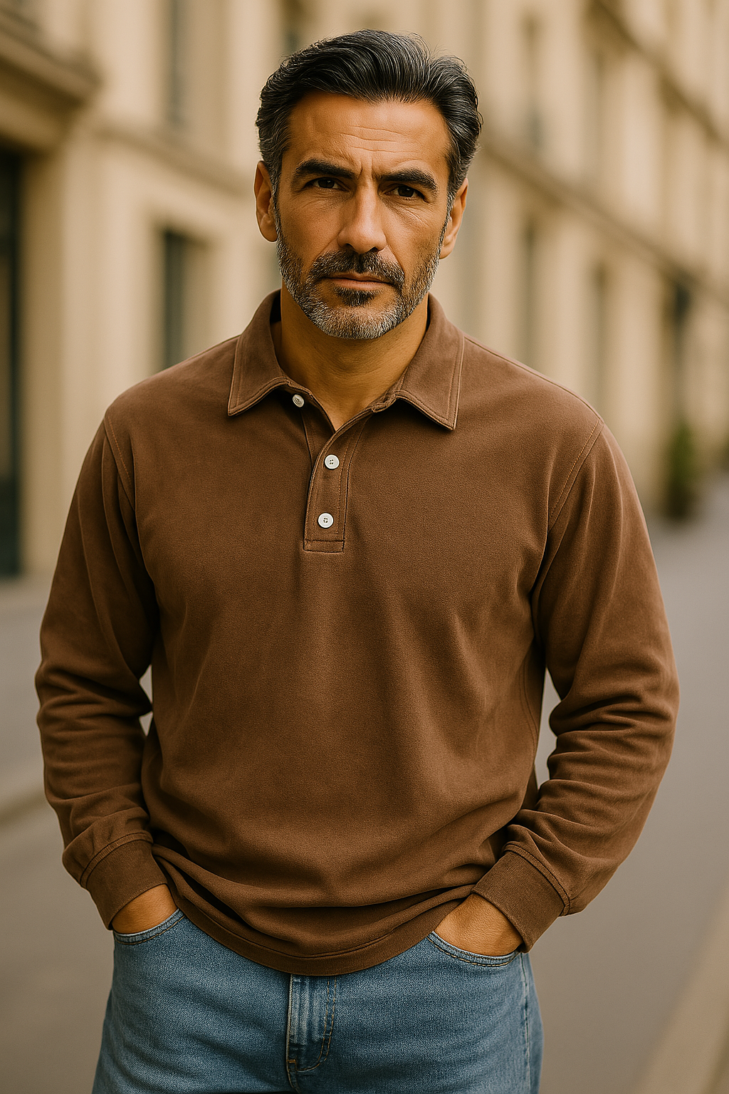 Giovanni™ | Classic Long Sleeve Vintage Shirt