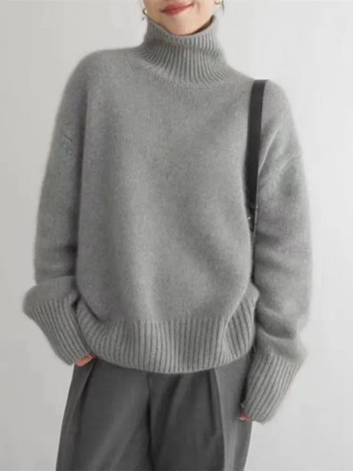 Isabella - High Neck Cashmere Sweater
