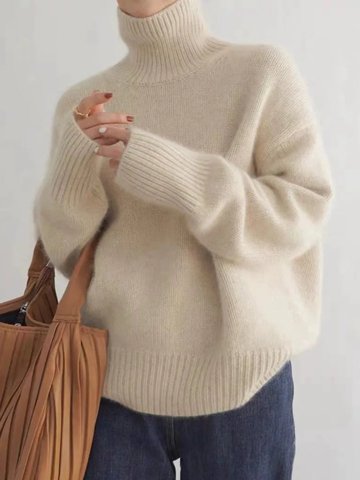 Isabella - High Neck Cashmere Sweater