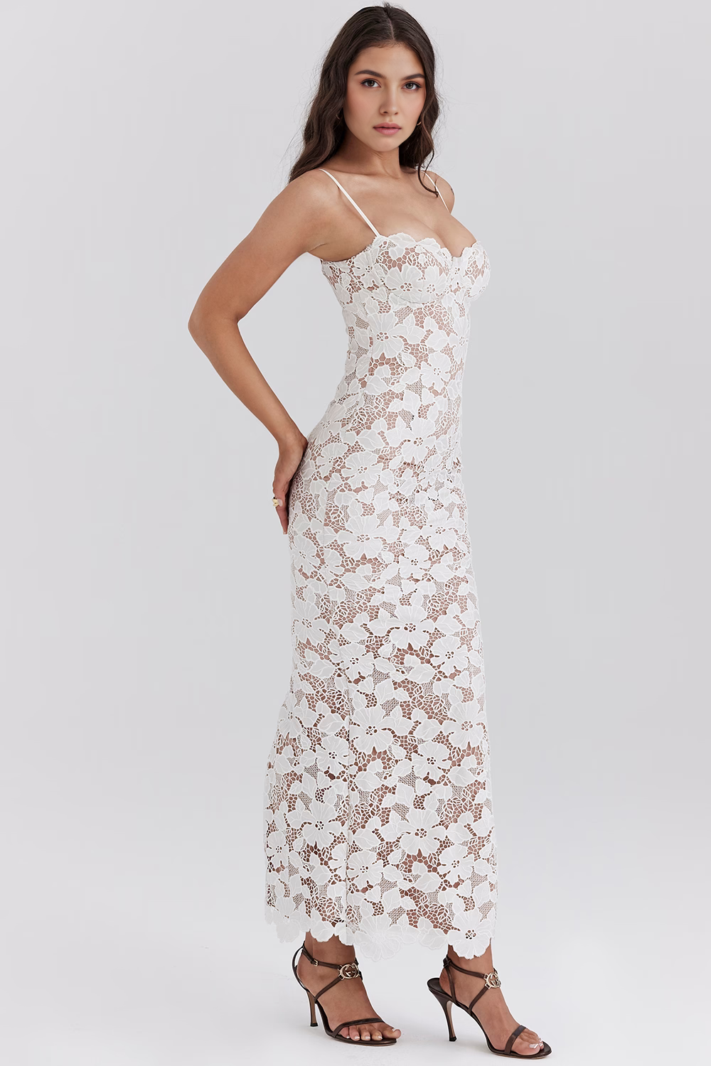 EVANGELINE - EMBROIDERED MAXI