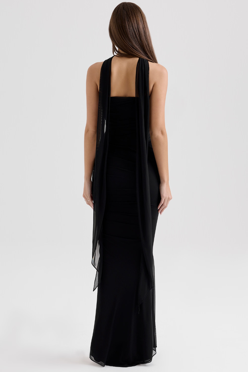 SERAPHINA - MESH CORSET MIDI DRESS