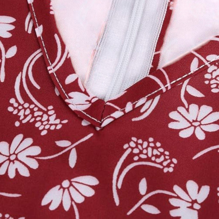 Linn™ | Elegant Summer Dress with Deep V-Neck