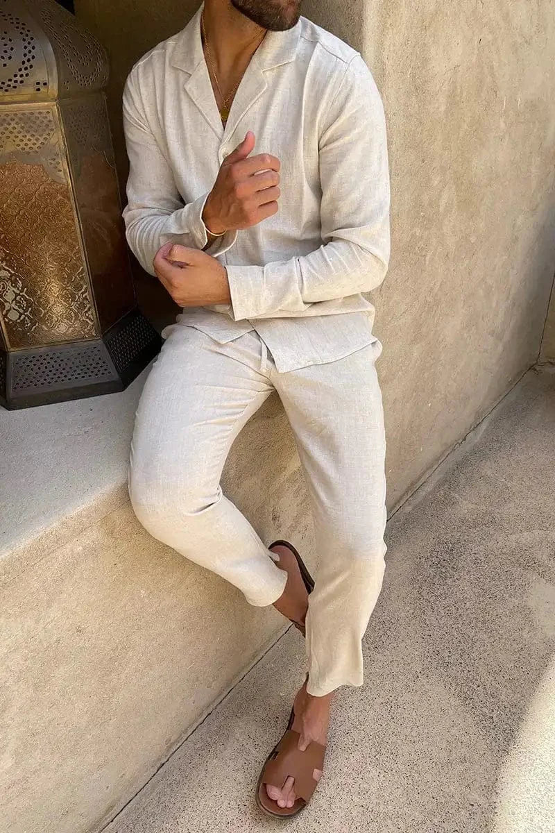 Donato – Casual Two-Piece Set with Long Sleeves