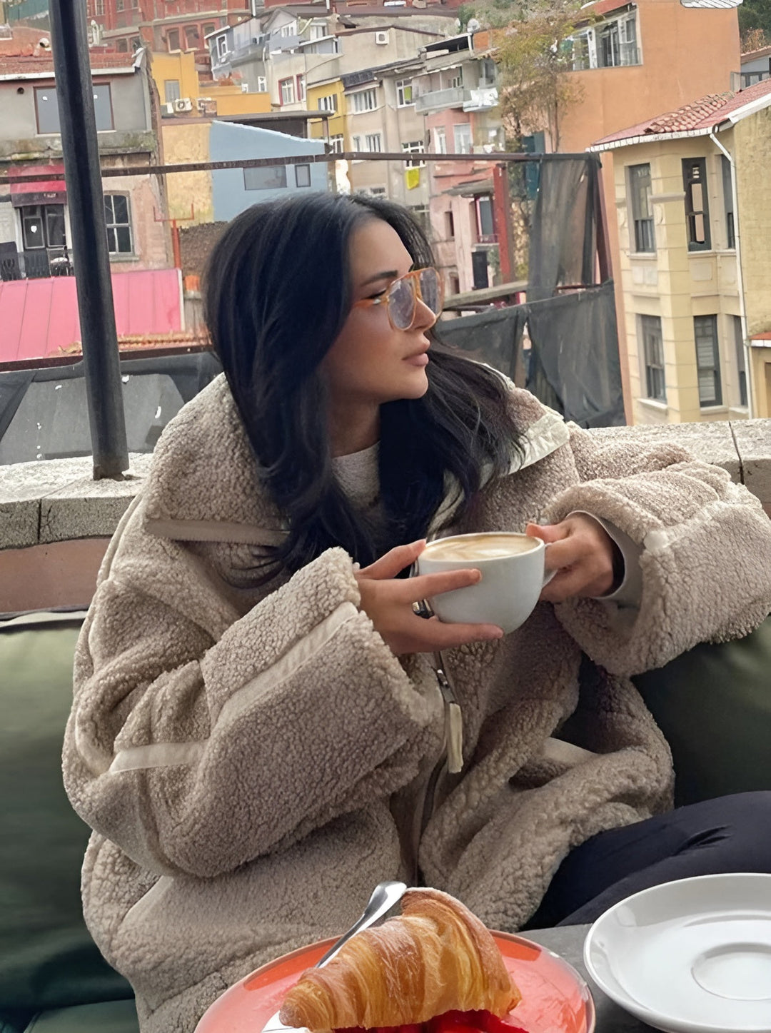 Liora – Oversized Teddy Jacket