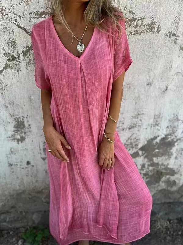 Sunniva™ | Loose V-neck Dress