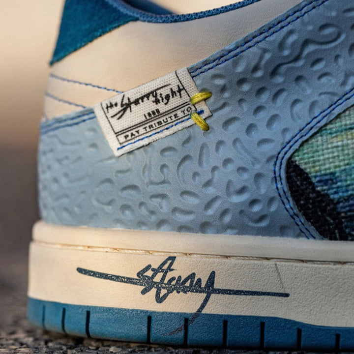 Van Gogh Starry Mirror Inspired Sneakers