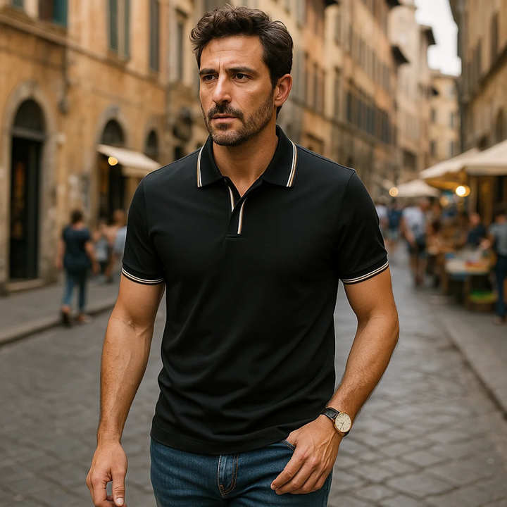 Silvano™ | The Distinctive Silk Polo for Bold Individuals