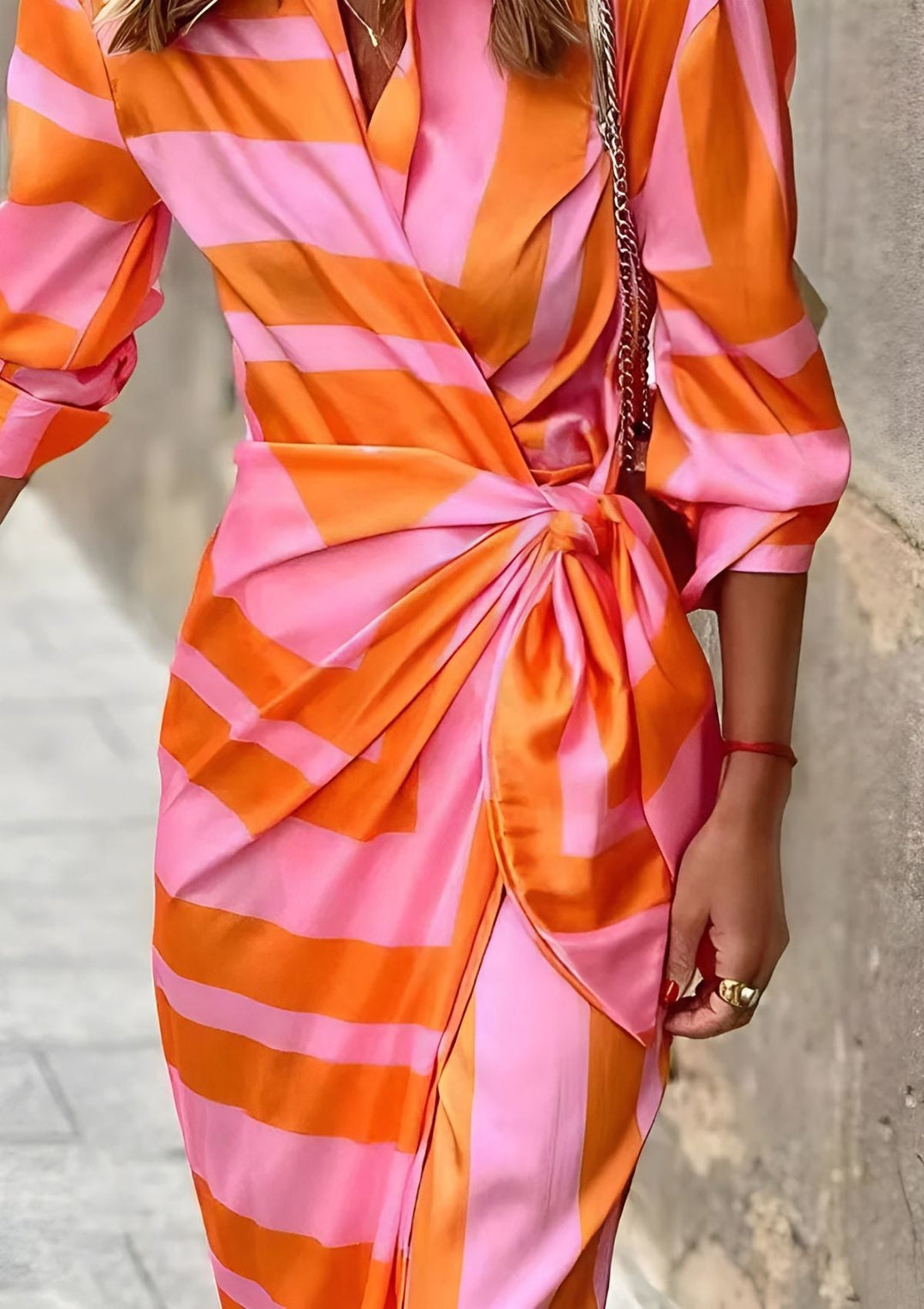 Juliette | Crossed Printed Dress