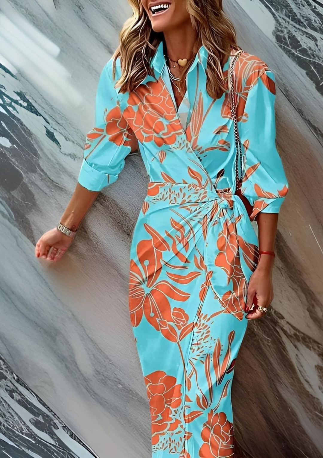 Victoire™ - Robe Chemise Élégante