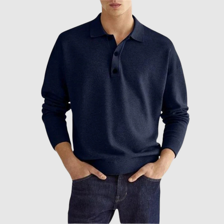 Aldo™ | Luxe Long Sleeve Polo Shirt