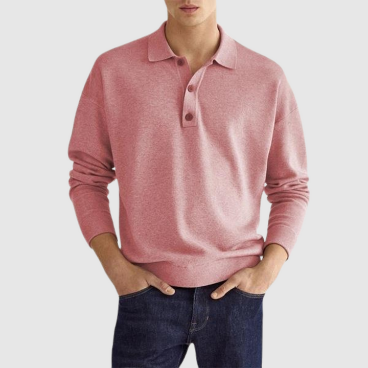 Aldo™ | Luxe Long Sleeve Polo Shirt