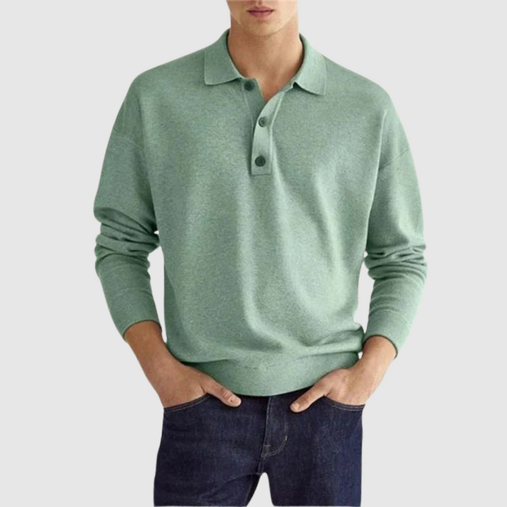 Aldo™ | Luxe Long Sleeve Polo Shirt