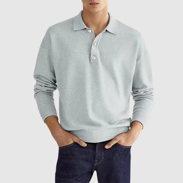 Aldo™ | Luxe Long Sleeve Polo Shirt