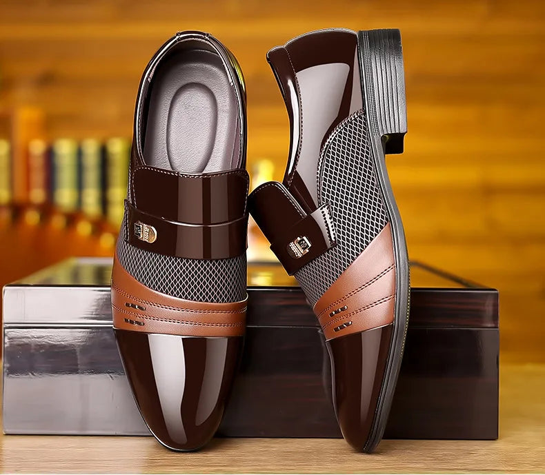 MILO™ | URBAN LEATHER SNEAKERS WITH THICK SOLE FOR MEN