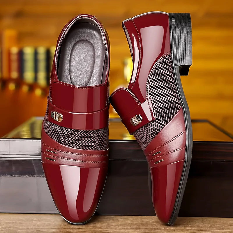 MILO™ | URBAN LEATHER SNEAKERS WITH THICK SOLE FOR MEN